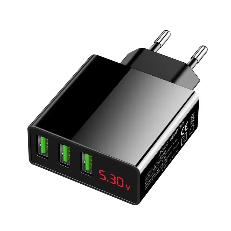 3-fach USB Ladeadapter mit integrierter Schnellladefunktion und LED Anzeige Wochenendangebot
